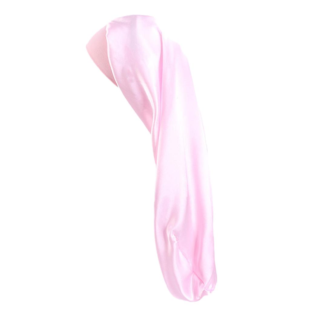 Satin Sleep Cap Large Double-Sided  Sleep Bonnet Hair Bonnet Cap