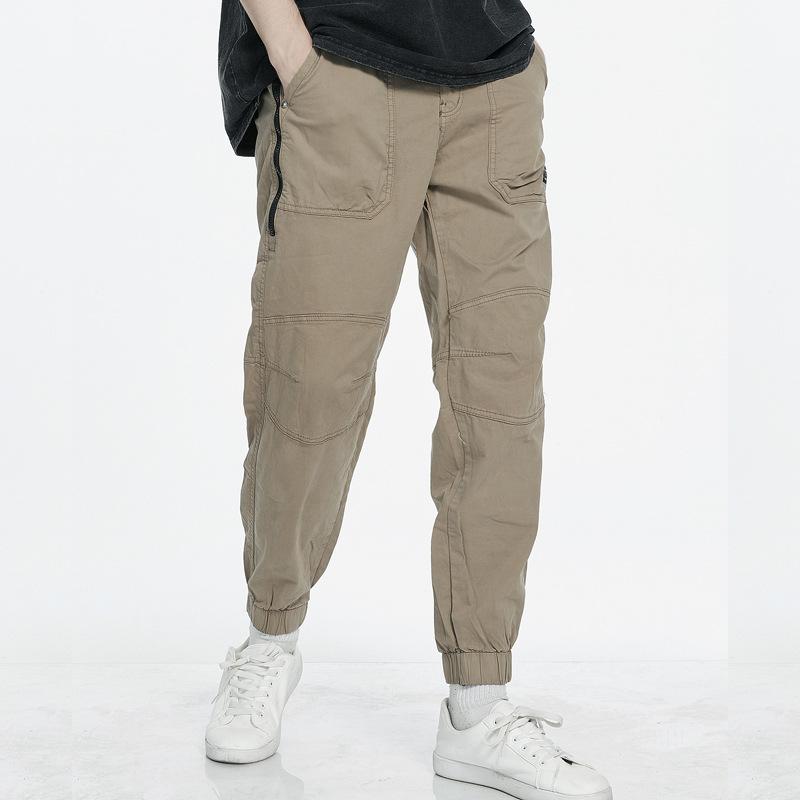 Осенне-зимние мужские повседневные американские комбинезоны мужские брюки брюки — фото 2