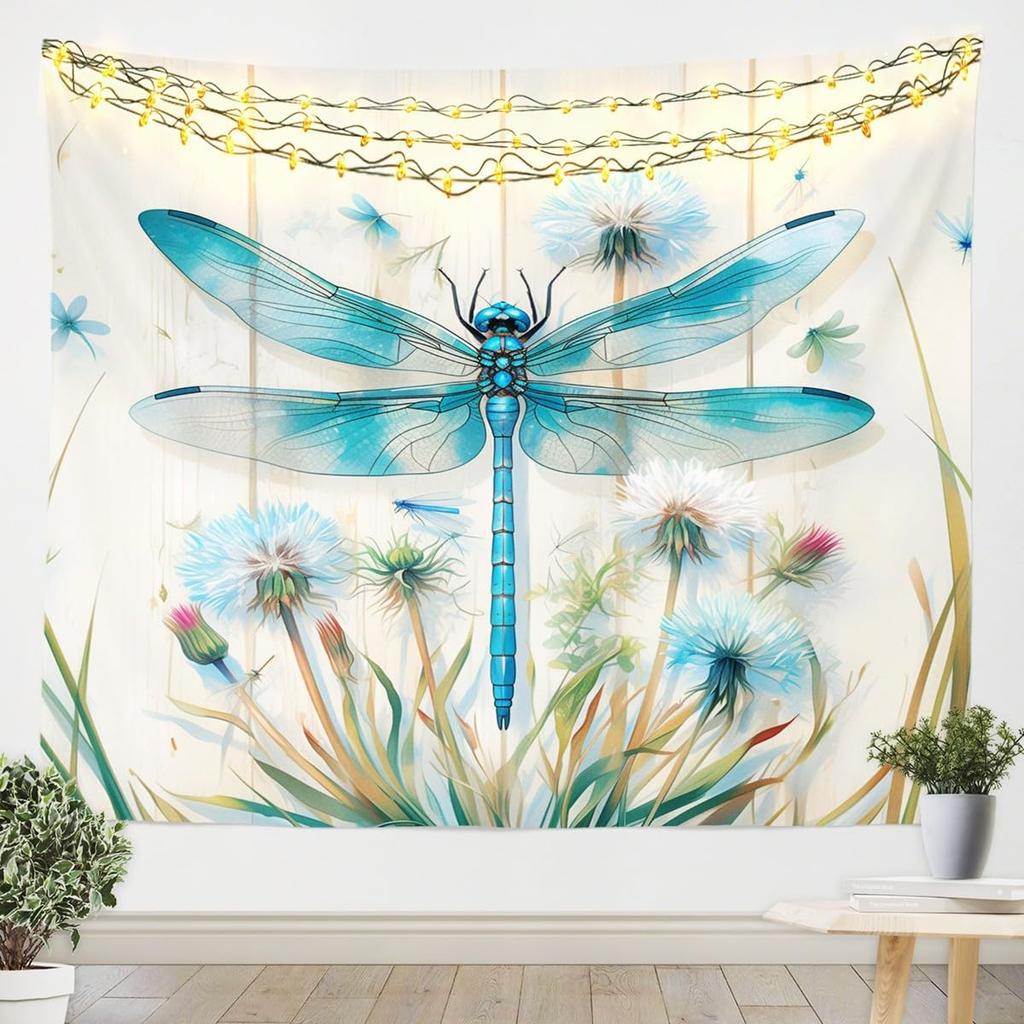 Floral Owl Tapestry For Girls,Kawaii Owl Birds Tapestry For Bedroom Boho Flowers Print Tapestries ,3D Animal Print Tapestry