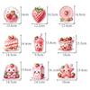 Baby Strawberry Theme Shower Decor With Spiral Decorations For Party Birthday
