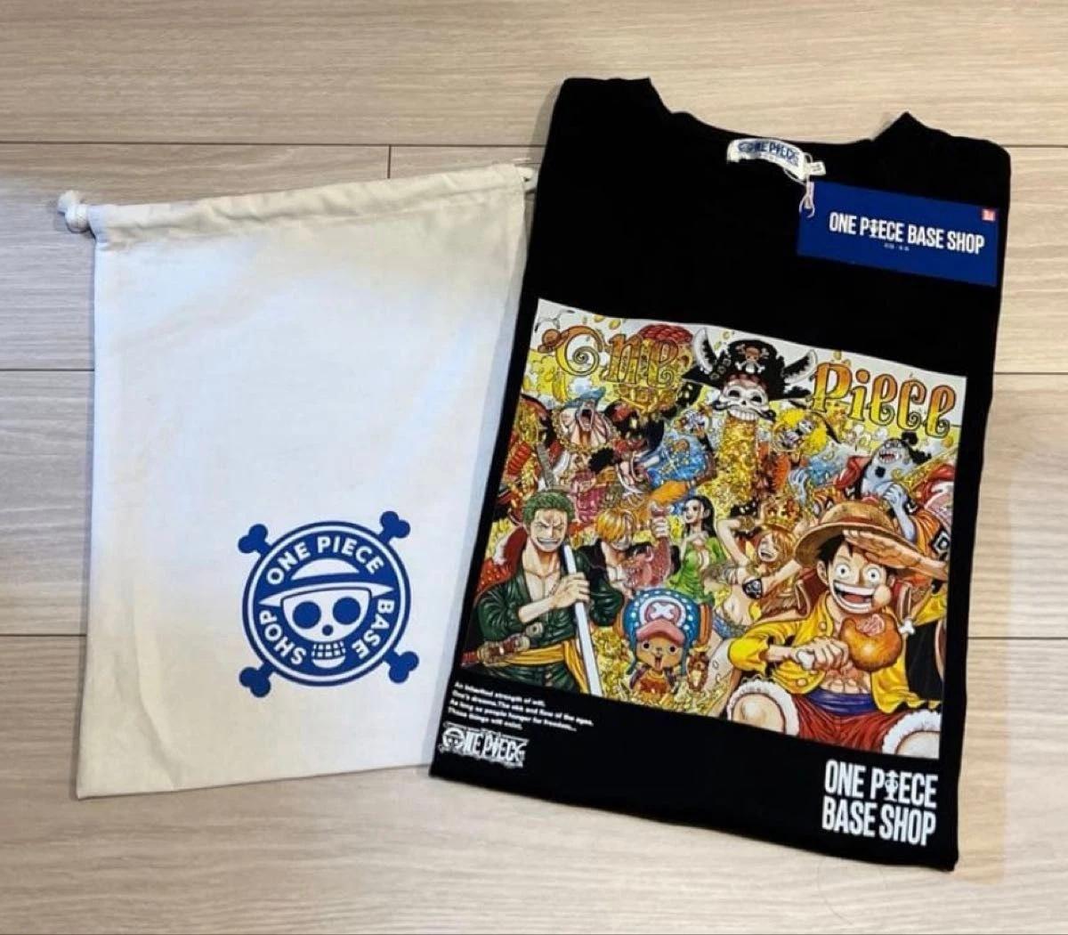 One Piece BASE SHOP T-Shirt L Black Japan Limited Official Rare Anime L