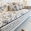 1pc Floral Pattern Sofa Cover Pet-Friendly, Solid Color, 350-400g Fabric, Fits Single, Double, Triple, and Quadruple Seater Sofas, Home Decor