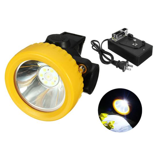 Outdoor Fishing Camping Miners Safety LED Rechargeable Helmet Head Light Lamp