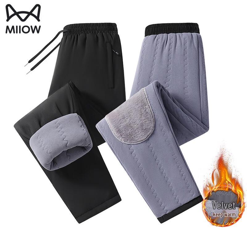 

Мужские зимние термобрюки больших размеров с флисовой подкладкой прямого кроя XL