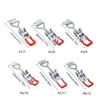 1Pc Toggle Latches Clamp Stainless Steel Pull Hasp Latches Large Hasp Clamp for Smoker Lid Jig Case Trunk Easy To Use