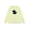 Trendy Cartoon Puppy Print Korean-Style Cuffed Sleeve Cotton Long-Sleeve T-Shirt for Autumn and Winter.
