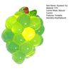 Grape Slow-Rising Squeeze Toy Soft TPR Fidget for Stress Relief Realistic Fruit-Shaped Decompression Gadget for Kids Adults