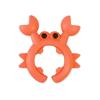 4/1/2PCS Silicone Spatula Rack Small Crab Anti Scalding Overflow Pot Clip Spoon Holder Clip Universal Shovel Rack Kitchen Gadget