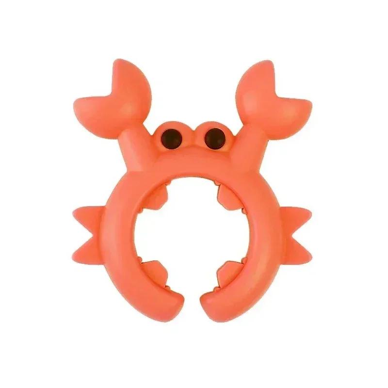 4/1/2PCS Silicone Spatula Rack Small Crab Anti Scalding Overflow Pot Clip Spoon Holder Clip Universal Shovel Rack Kitchen Gadget