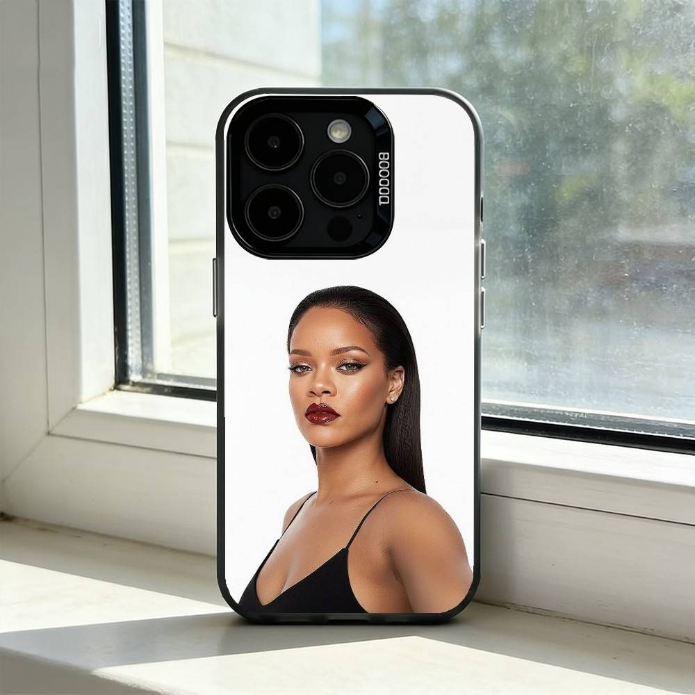 Hot S-singer R-Rihannas Phone Case For iPhone 17,16,15,14,13,12,11 Plus,Pro Max,XS,Colorful Silver Phone case Funda Cover