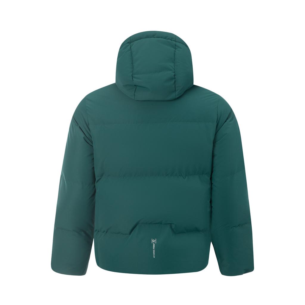 Li-Ning Windproof Water-Repellent Hooded Down Jacket Men Outerwear AYMV417-5