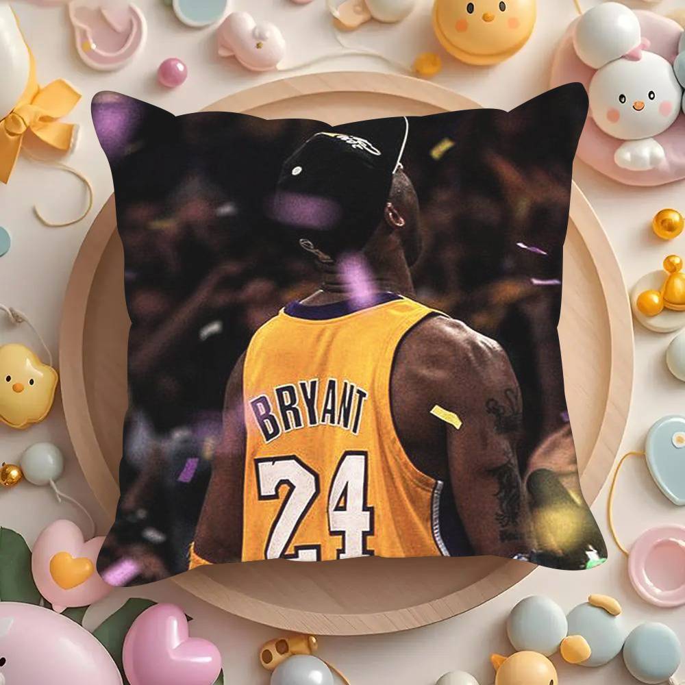 Basketball player K-Kobe COOL B-bryantes Pillowcases cushion covers living room sofas home decor gifts