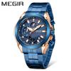 Men'S Watch, Large Dial Chronograph Calendar, Luminous Waterproof Steel Belt Men'S Watch 2065