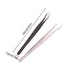 Designed Precision Isolation Lash Extension Tweezer Strategic Angle Opening Jaws Separator Tweezers For Eyelash Extension