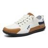 Men's shoes new soft-soled driving casual sports shoes convenient, comfortable and lightweight color matching flat shoes
