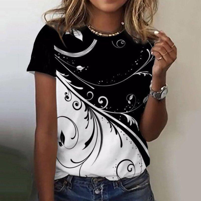 Fashion Wings 3D Print T-Shirts Women Summer O-Neck Short Sleeve T Shirt Harajuku Tops Y2k Casual Oversized Tees Female Clothing