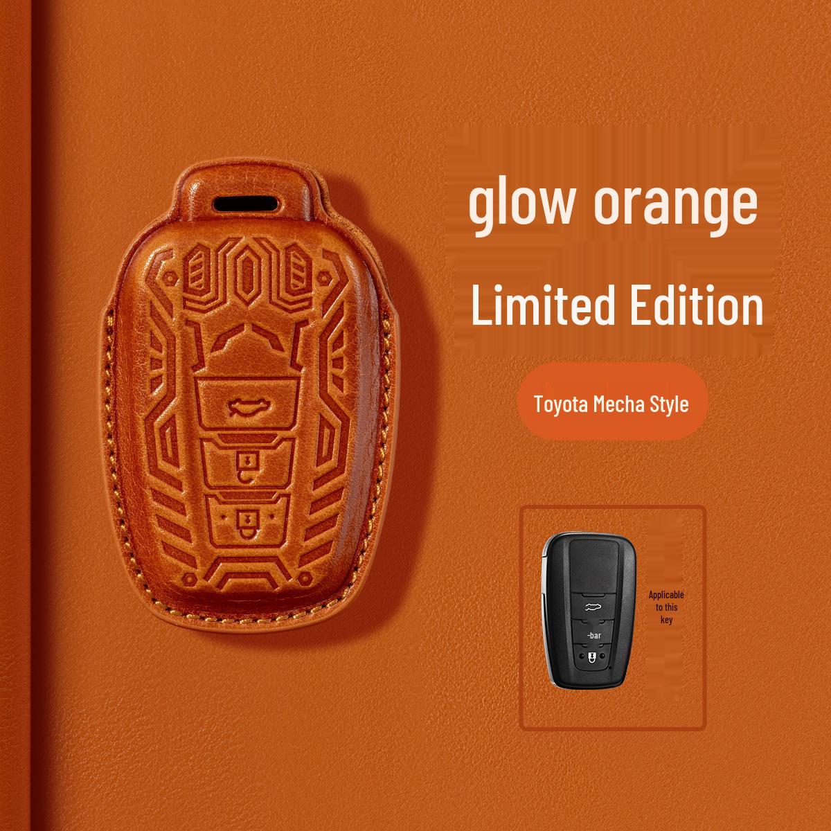 

Compatible with Toyota: Camry, Corolla, RAV4, Levin, Vivo, Landa, Avalon key covers, and leather key clips.