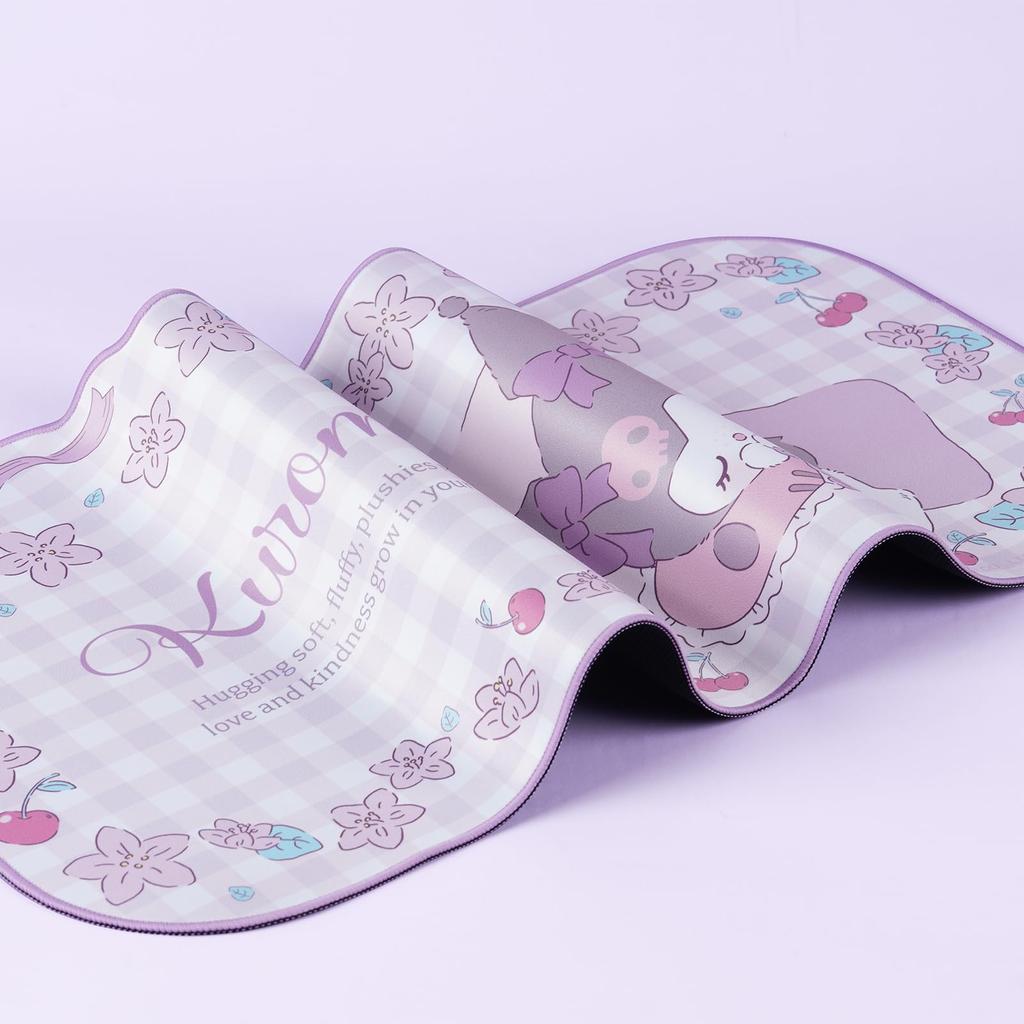 Kuitmor Large Mouse For Working From Switch Easy to Phantom Cat Purple Single Item Pad, Waterproof, Thick, Anti-Slip, Home, Office, Durable, Design,