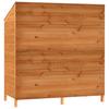 Vidaxl Garden Shed, Brown, 102X52X112 Cm, Solid Fir Wood