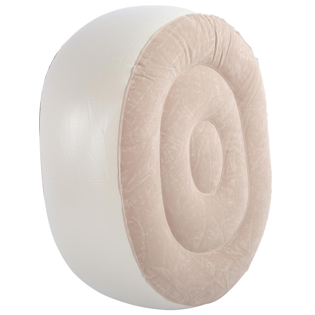 Portable PVC Inflatable Foot Stool Cusion Soft Air Chair for Indoor Outdoor Fitness Sports