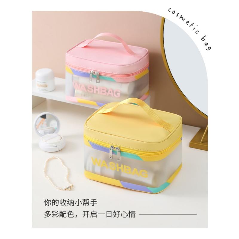 Geantă cosmetică de mare capacitate, de mare valoare, pentru femei, geantă de călătorie portabilă, geantă de înot, produse de îngrijire a pielii, geantă de toaletă