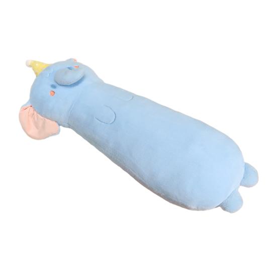 Cute Animal Body Pillow Long Plush Stuffed Toy for Leg Hugging Sleep Support Capybara Puppy Elephant Soft Bed Sofa Cushion for Kids Adults