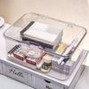 Transparent Acrylic Flip-top Desktop Organizer with Lid