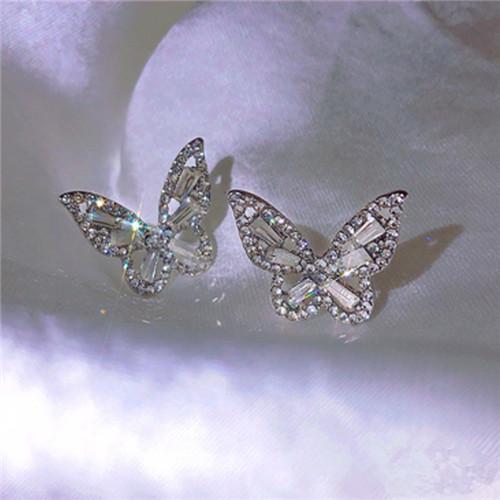 New High-end Atmosphere Decoration Shine Fashion Women Temperament Personality Exaggerated Earring Wedding Jewelry Birthday Gift