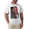 Castiel Portrait With Grunge Tshirt Fashion Casual Short Sleeve Top
