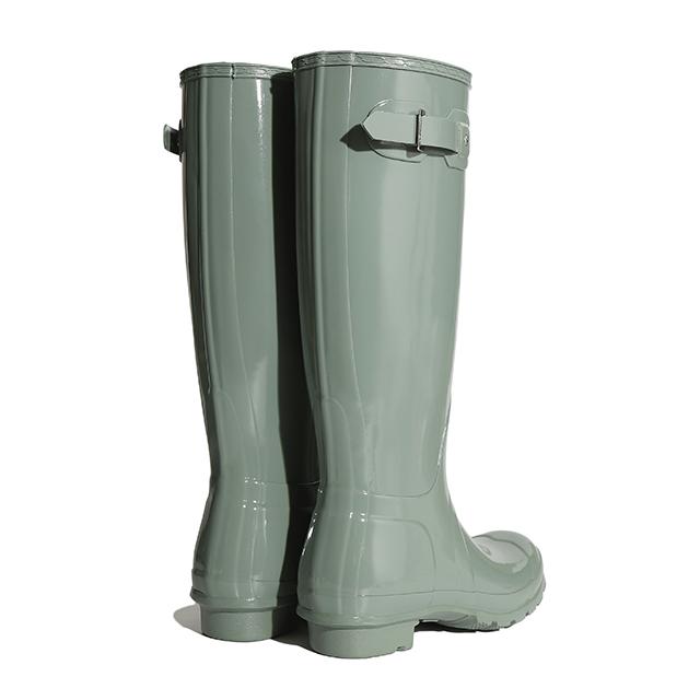 Hunter [Women] Original Gloss Tall Rain Boots - Gail Green Wft1000Rglswg