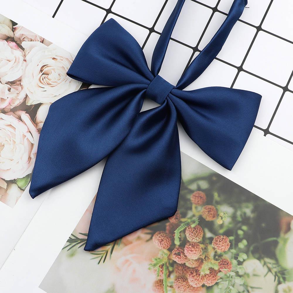 Perfect Match Colorful Women‘S Shirts Bowtie Ladies Girl School Wedding Party Bowknot Pink Bule Black Classic Butterfly Knot Suits Accessories