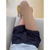 Summer new large size dark blue wide-leg denim shorts for women, loose A-line pants