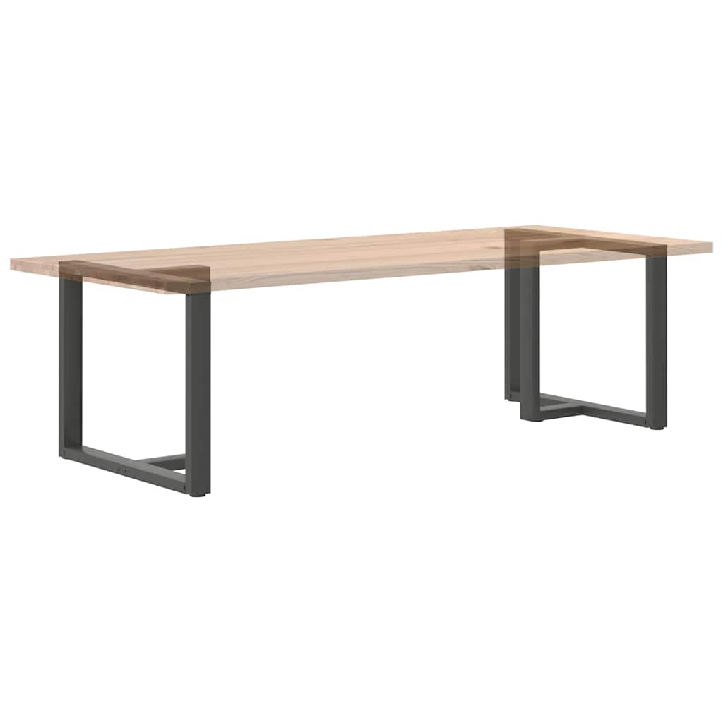 Vidaxl Nogi Do Stołu Jadalnego, 2 Pcs., Antracyt, 100X35X(72-73) Cm