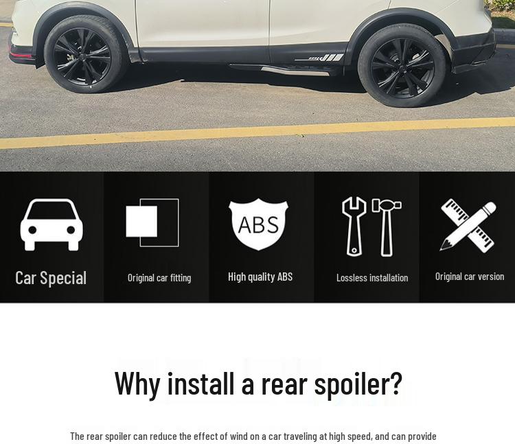 Nissan Qashqai Rear Spoiler Modification: No-Drill Painted Diffuser & Stabilizer Wing.