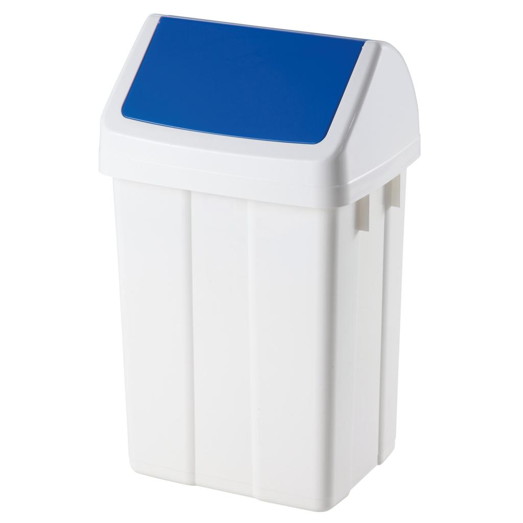 Waste sorting bin, blue, 25L