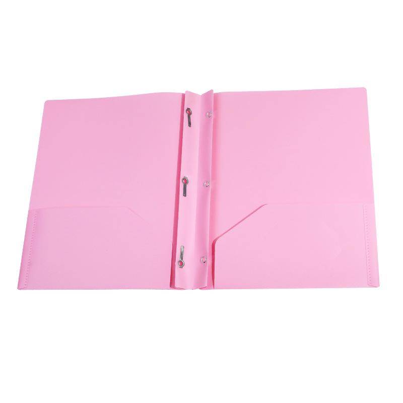 Multi-color Tadpole Clip Document Holder - Plastic Loose-leaf Folder with Classification Storage