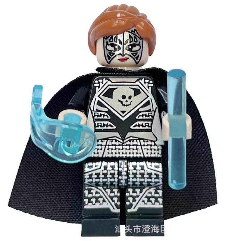 Ninja Warrior Superhero Doll With Weapon Single Building Block Assembly Toy
