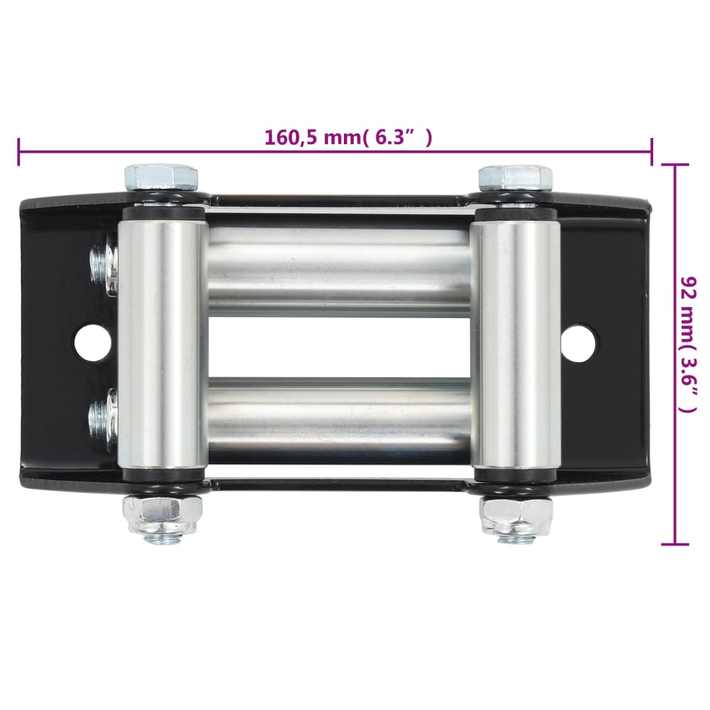 4-Way Rope Guide, Steel, 3500-4500 Lb