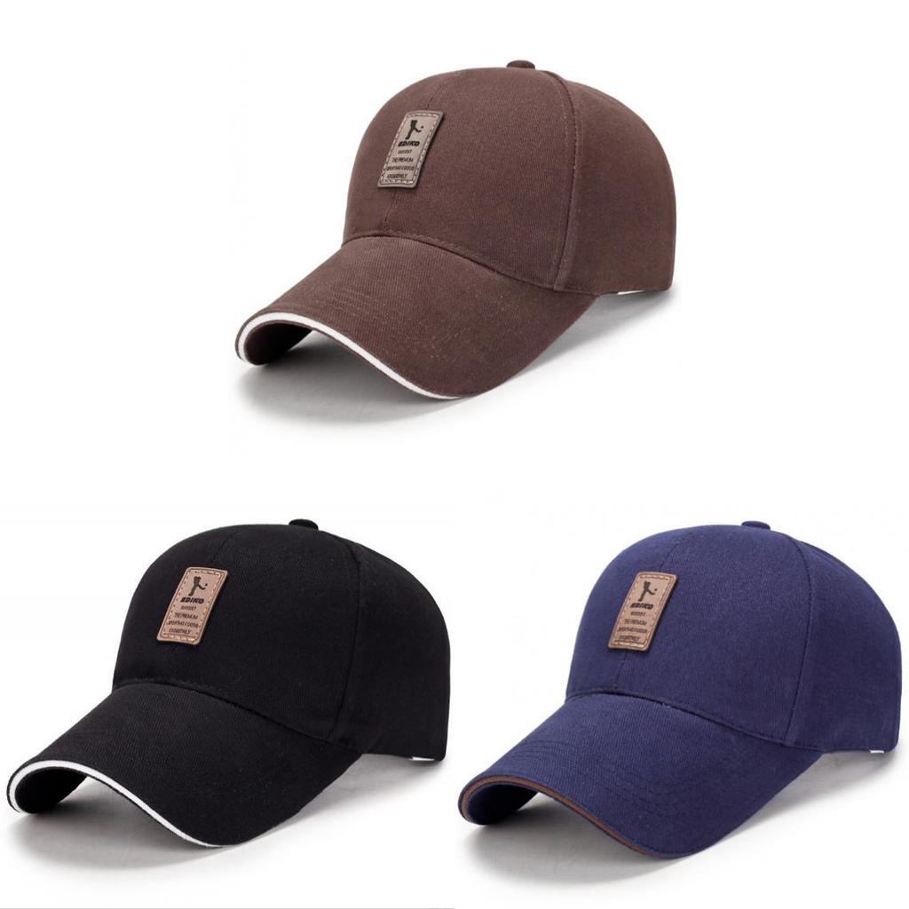 Classic Casual Baseball Hat With Curved Brim And Breathable Cotton Material For Outdoors