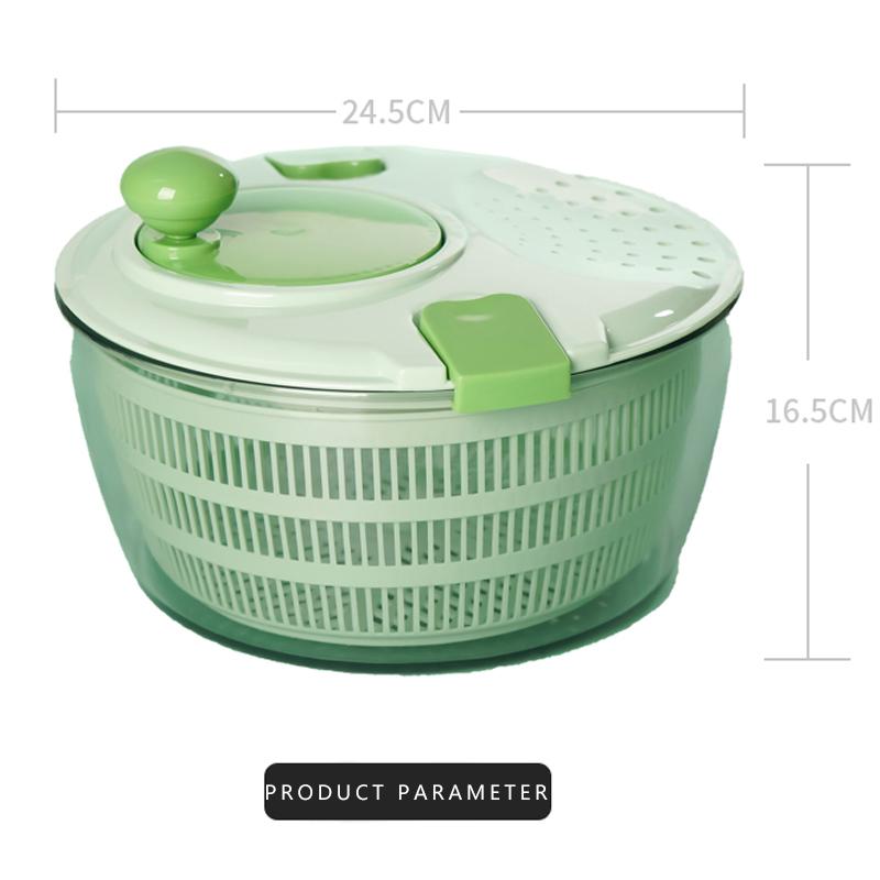KEMORELA Vegetables Salad Spinner Lettuce Vegetable Dehydrator Greens Washer Drainer Crisper Strainer For Washing Drying Leafy
