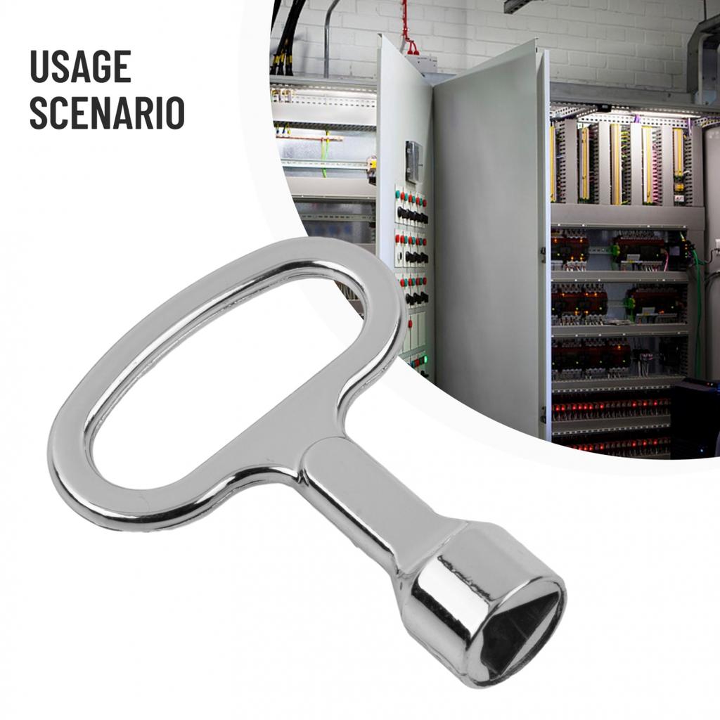 Trojúhelníkový klíčový klíč pro rozvaděče a elektrické skříně