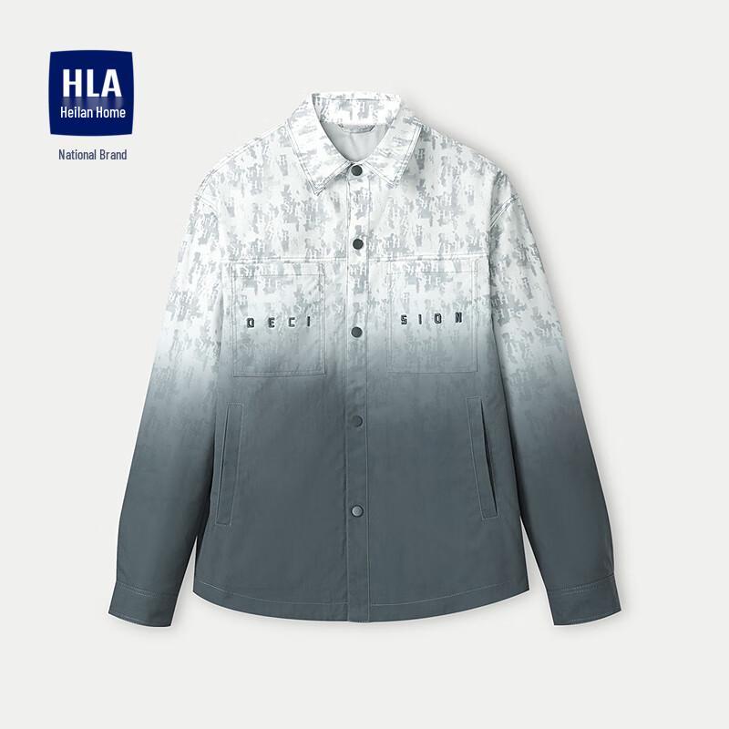 

HLA Men s Stylish Gradient Windproof Jacket 170/88A (48)