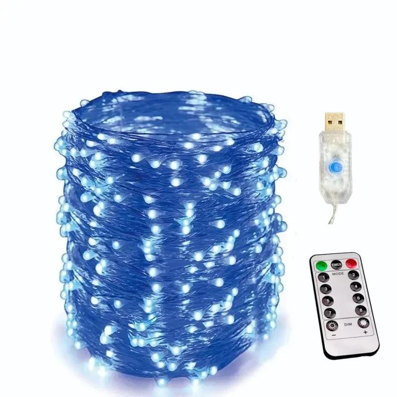 USB Led 2M/5M/10M/20M/30M String Light 8Mode Remote Control Lights Fairy garlands Wedding Christmas Holiday Decor lamps New Year