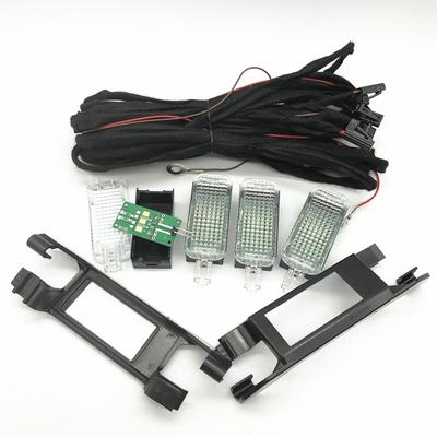 Car LED FootWell Light Cable Bracket Lamp Holder For VW Passat B6 B7 Jetta Golf 6 MK6 Tiguan Seat Leon A3 A4 A5 A6 A7 A8 Q3