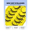6 Pairs Wet Fox Eye Lashes False Eyelashes Cosplay Fake Lashes Dramatic Eyelashes Wet Eyelashes Extensions Makeup Tool