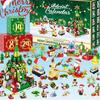 Advent Christmas Calendar Children Christmas Gift Surprise 24Pcs Building Block Christmas Countdown Decorats For Kids Adults Children's Birthday Gift