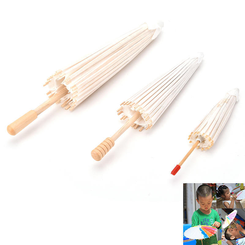 1 Pcs Paper Umbrella Kids Diy Accessory Chinese Traditional Craft Decoration