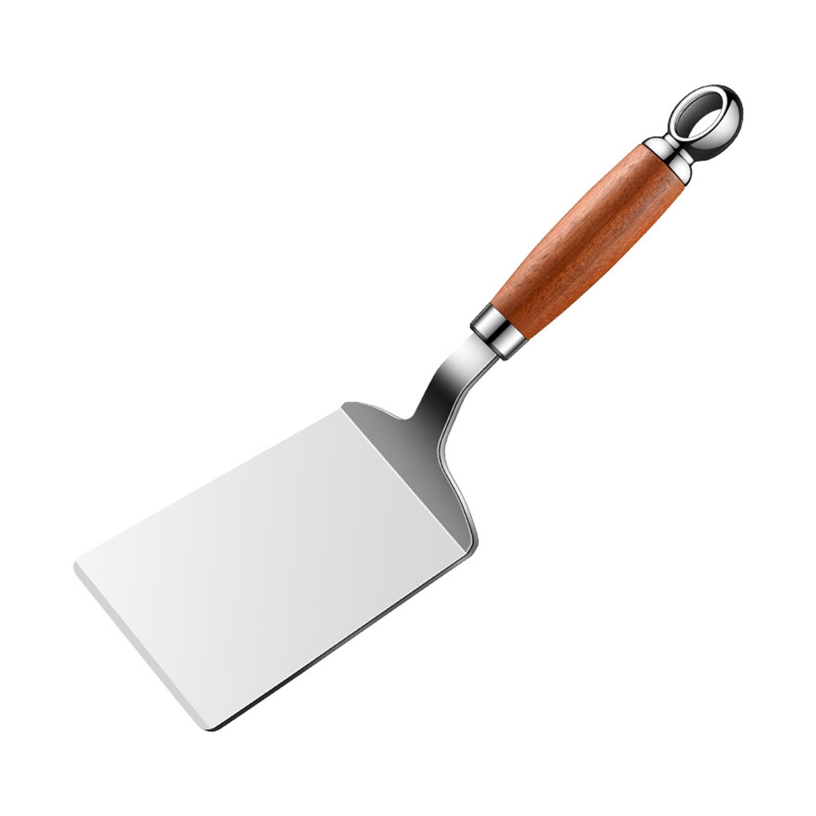 

Многофункциональная кулинарная лопатка Лопатка для жарки Лопатка для переворачивания пищи Текстура из нержавеющей стали 304 Подходит для ежедневной готовки на кухне