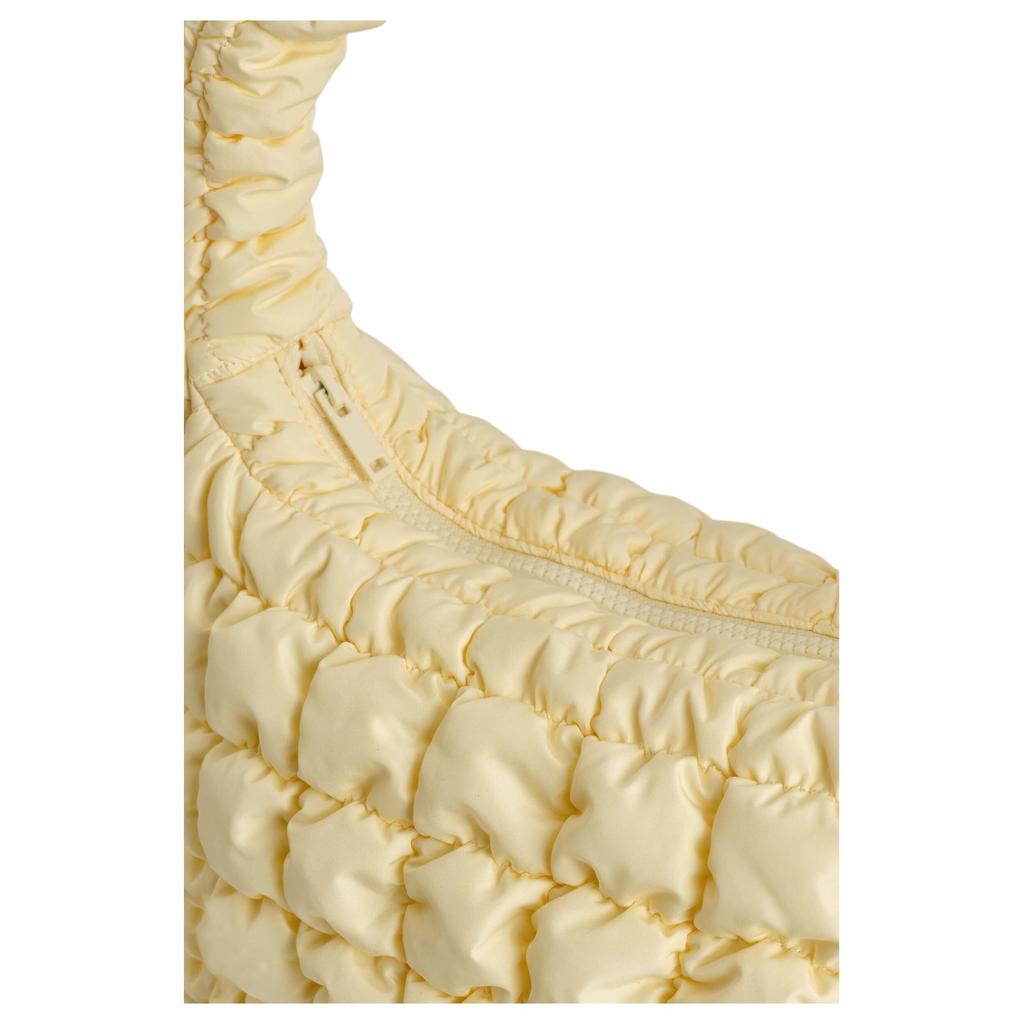 Cos Checkered Quilted Cloud Bag Women Handbag Cream-Yellow 0973537095