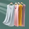 Women's Plus Size V-Neck Sleeveless Tank Dress for Summer